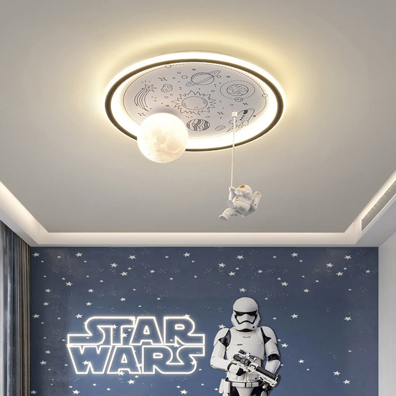 Alpo - Space Flush Mount Light Childrens Lighting