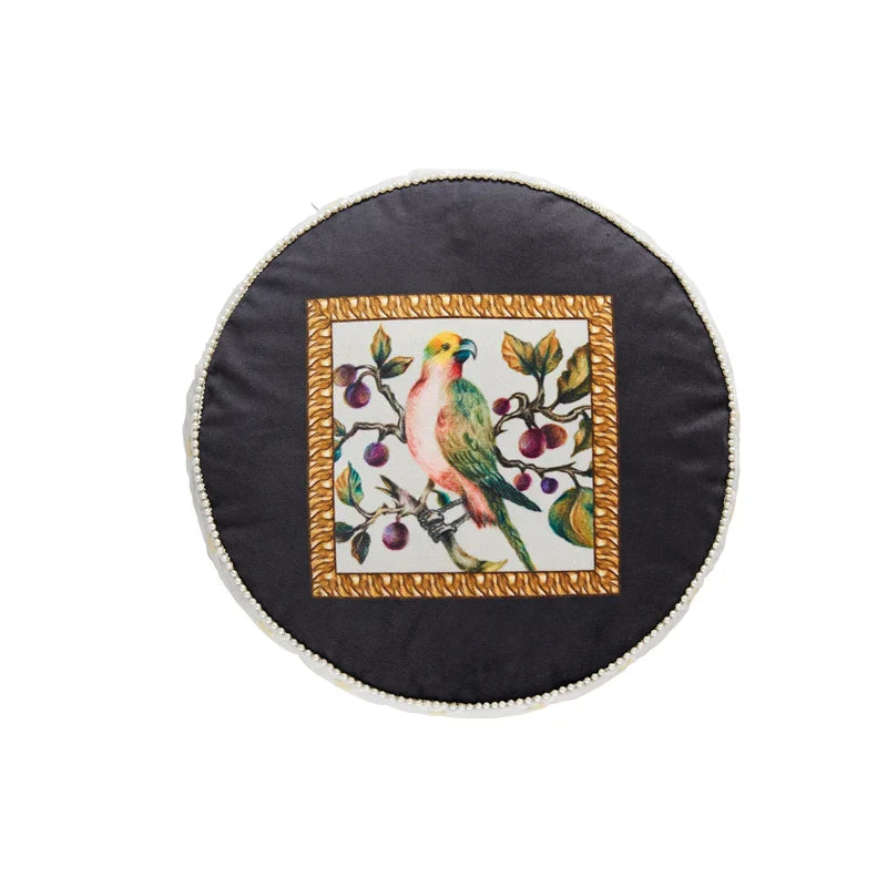 Mantel DecorBites™ Jungle Vibes: Estampado de plantas de tigre y pagoda para huerto de cocina.