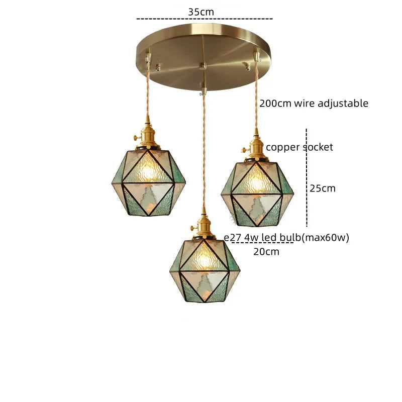 DecorBites™ LED Pendant Light: Nordic Hanging Lamp for Bedroom, Dining Room, Hallway
