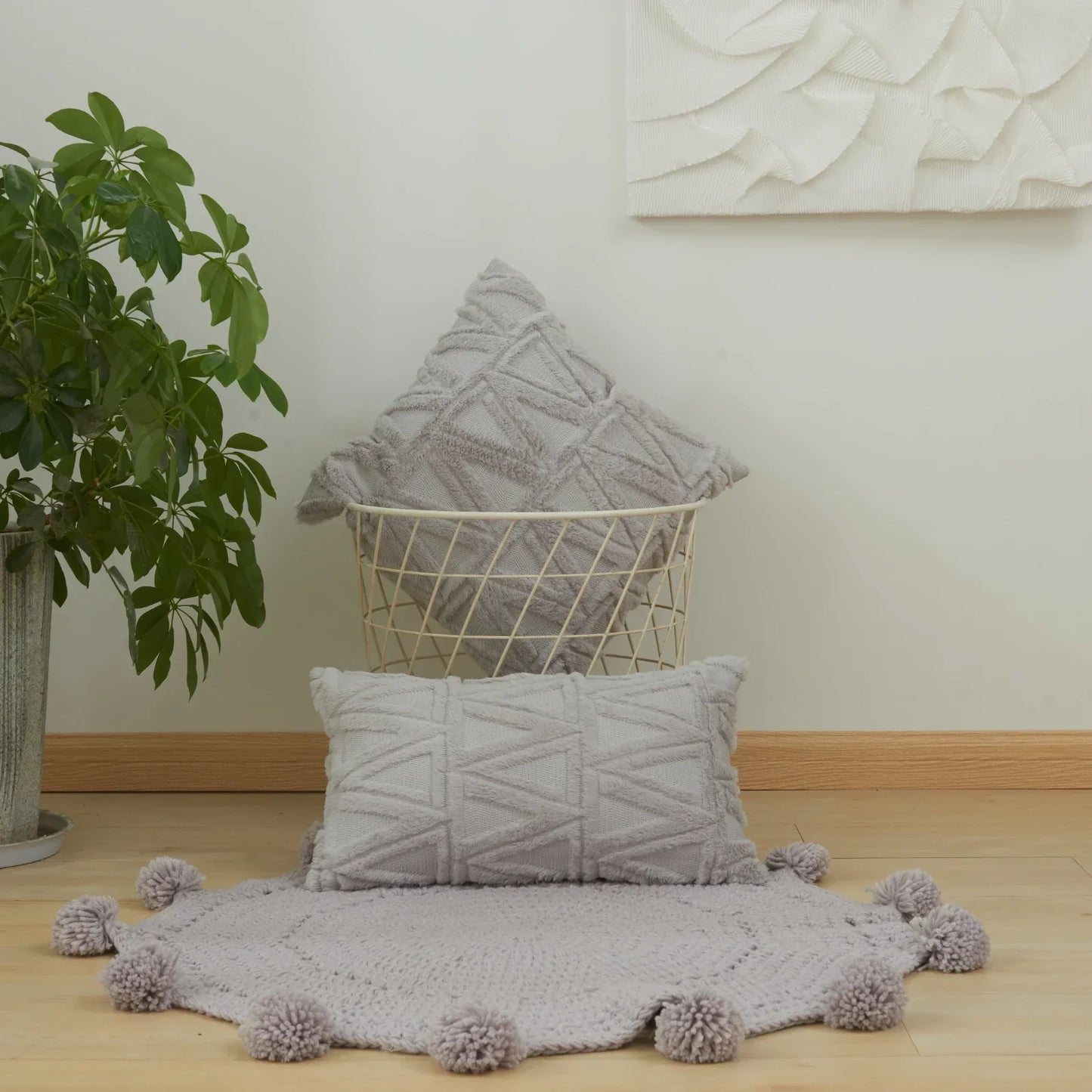 DecorBites™ Diamond Embroidery Living Room Cushion Cover - Moden Home Decor