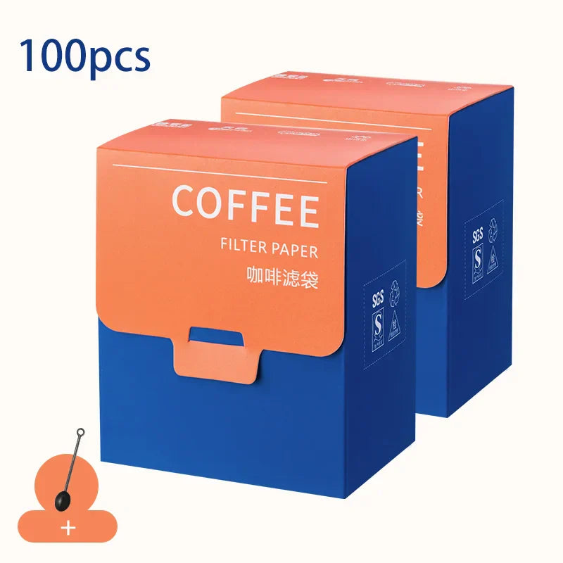Decorbites™ Kaffeefilterbeutel: Einweg-Hängeohrfilter für Espresso-Kaffee