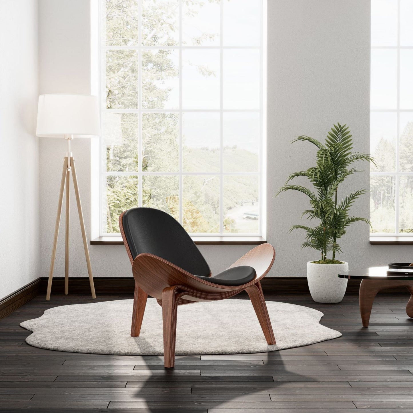 Dagmar - Modern Nordic Wooden Chair Accent Chairs Reading Chair