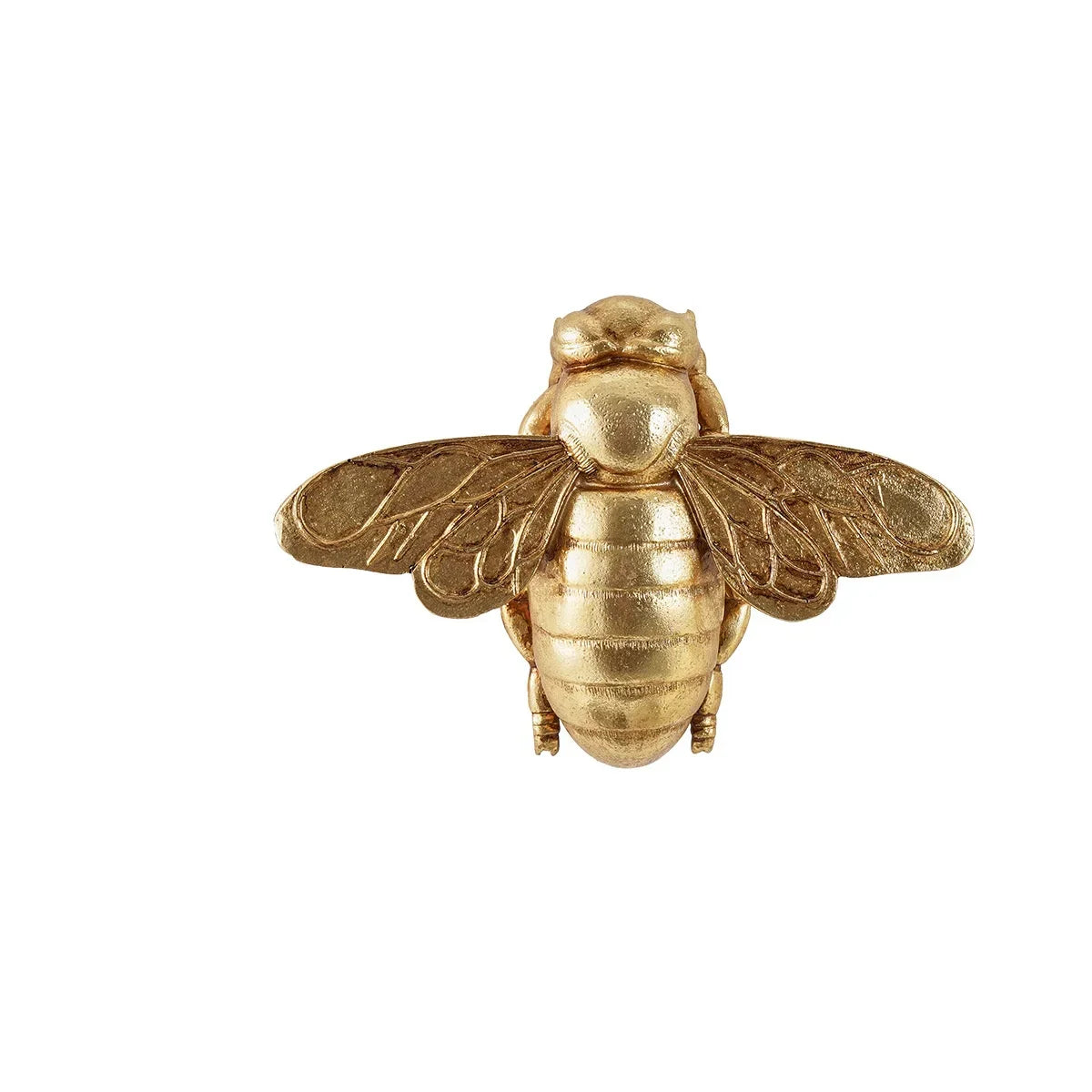 DecorBites™ Golden Bee Resin Insect Statue Wall Hanger - Background Decoration