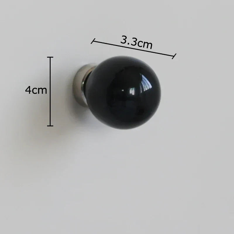 DecorBites™ Ceramic Magnetic Wall Hook Clothing Rack