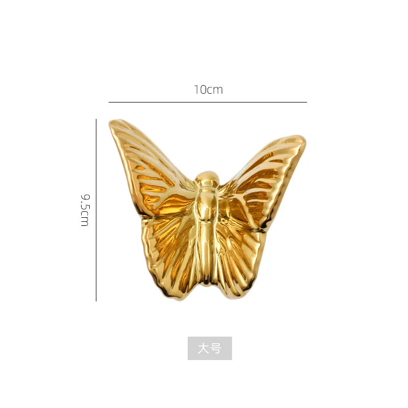 DecorBites™ Golden Butterfly Wall Decoration Set