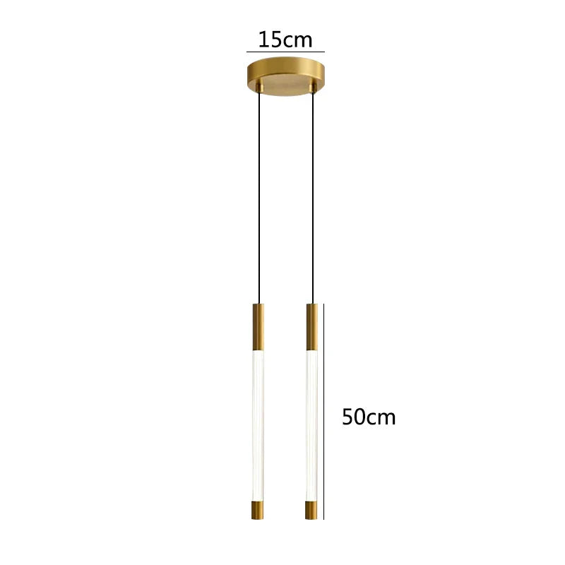 DecorBites™ Gold Bar LED Wall Light for Home Decor in Dining Kitchen Bedroom