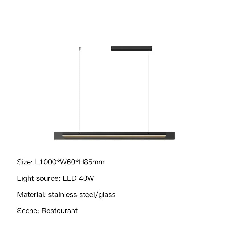 DecorBites™ LED Chandelier: Modern Minimalist Style for Home, Office, Bar & More