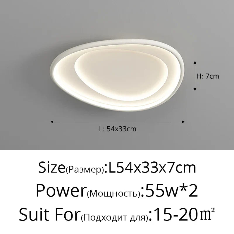 DecorBites™ LED Chandeliers White Chrome Kitchen Light Fixture Modern Home Lighting