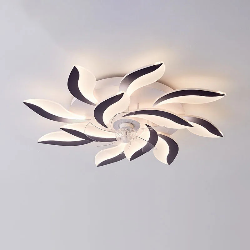 DecorBites™ Ceiling Fan Light Remote Control LED Ventilator Living Room Bedroom Indoor Lamp