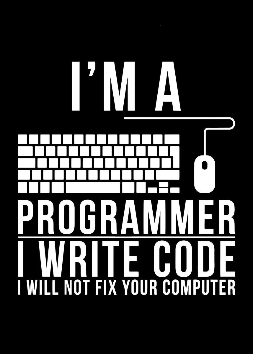 Abstract Programmer Gamer Canvas Wall Art - XY095-14 / 40X50cm Unframed - Posters