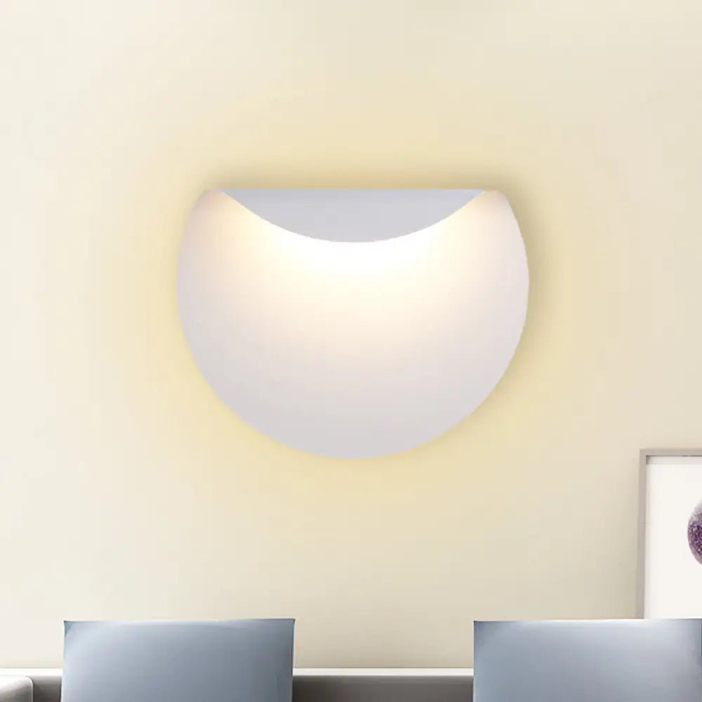 Aplique de pared DecorBites™ Bend Panel: Lámpara LED de aluminio sencilla para sala de estar, luz cálida/blanca.