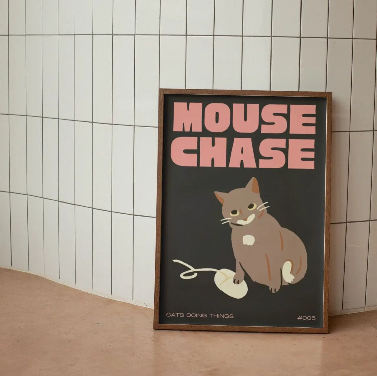 Black Cat Funny Animal Wall Art Canvas - 08 / 40x60cm - Posters