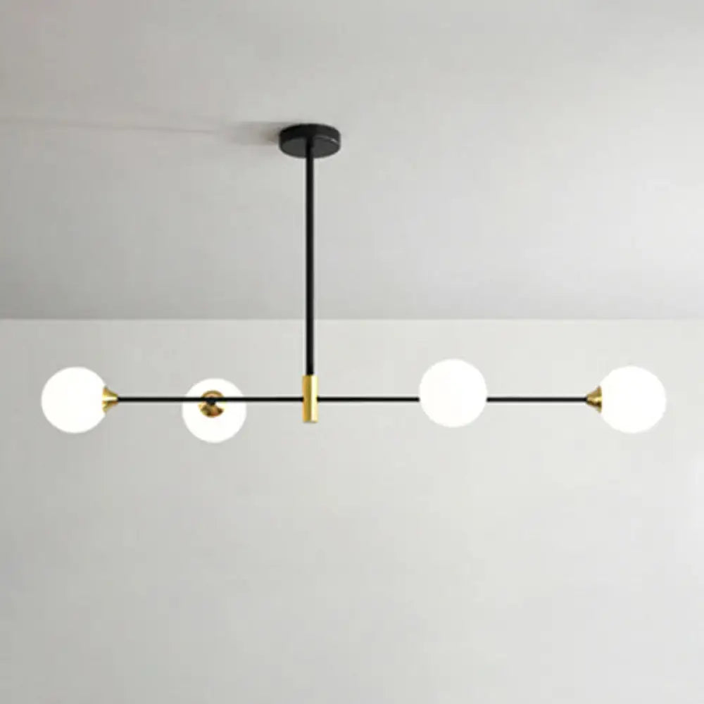 DecorBites™ Black Metal Island Pendant Lighting with Modern Minimalist Design for Dining Table"