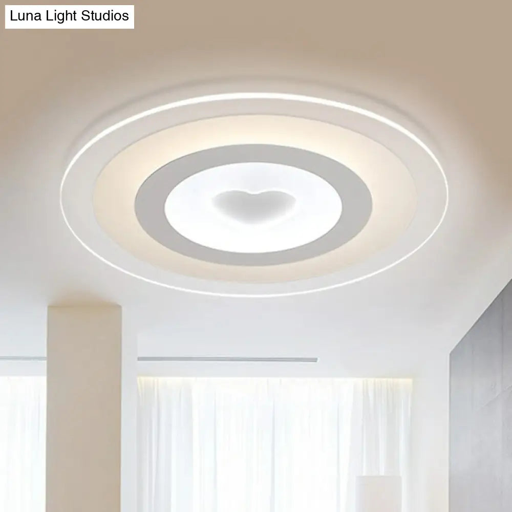 DecorBites™ Lámpara de techo empotrada ultrafina de acrílico transparente - Lámpara LED empotrada sencilla para sala de estar