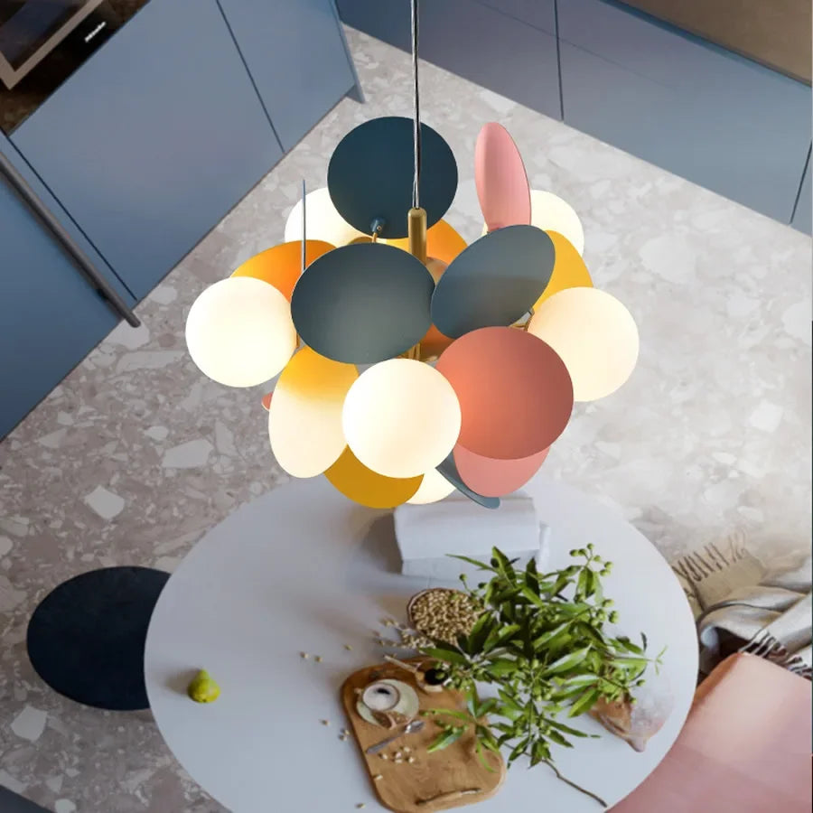 Colorful LED Branch Chandelier for Bedroom-Living Room - Chandelier