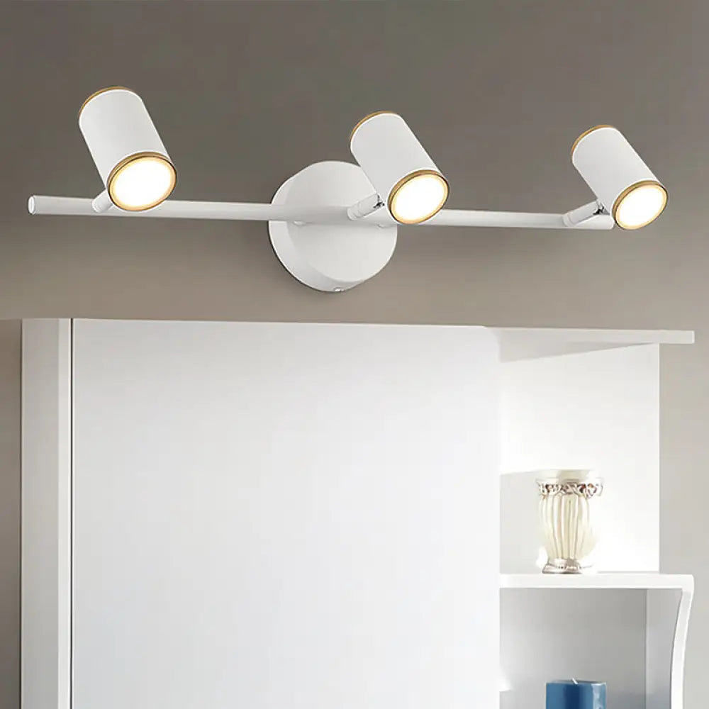 DecorBites™ DecorBites™ Contemporary LED Metal Wall Vanity Lamp - White/Warm Light