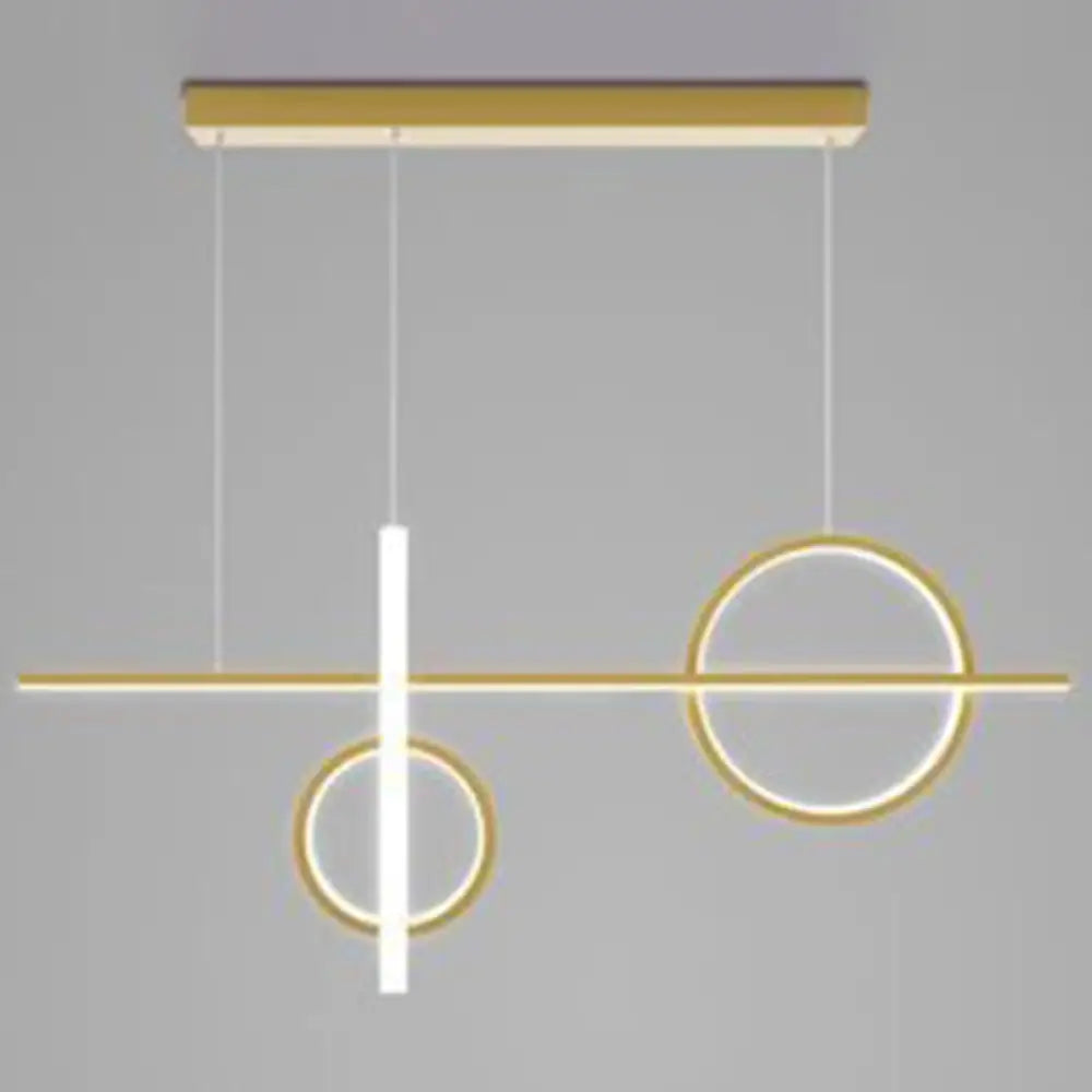 مصباح سقف معلق LED معاصر من DecorBites™ مع غطاء أكريليك - وحدة إضاءة معلقة أنيقة لغرفة المعيشة