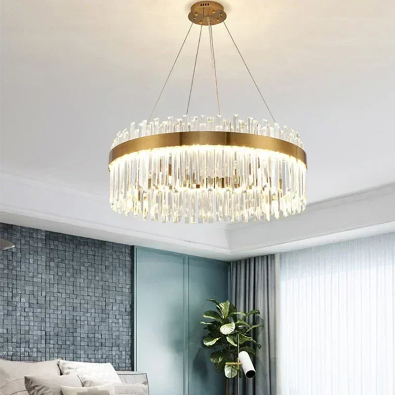Crystal Pendant Chandelier for Home Decor - Chandelier