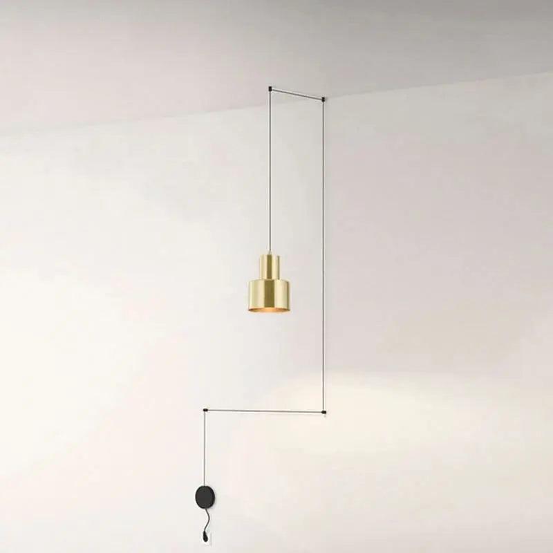 Modern DIY Pendant Light - B. 4 Hooks - Plug-In