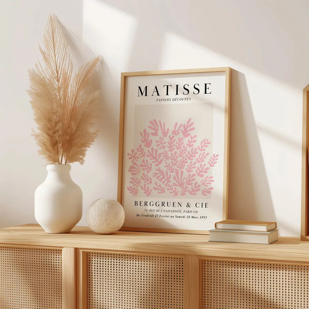 Pink Abstract Sage Wall Art Set - Posters