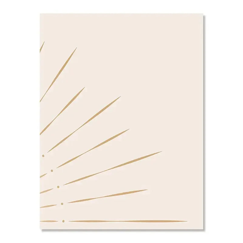 Yellow Sun Rising Horizon Wall Art - 03 / 21x30cm No Frame - Posters