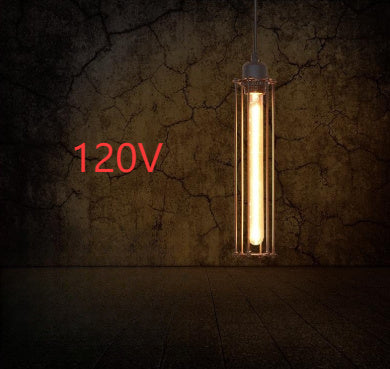 Retro Industrial Style Chandelier Creative Personalized Decoration Lamps Clothing Store Bar Restaurant Flute Three-end Ceiling Lamp