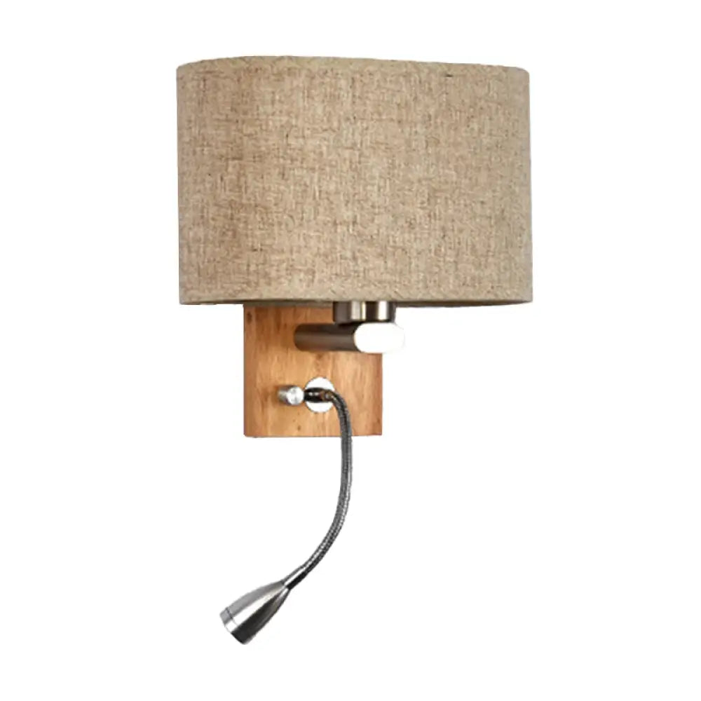 DecorBites™ Fabric Adjustable Bedside Reading Lamp