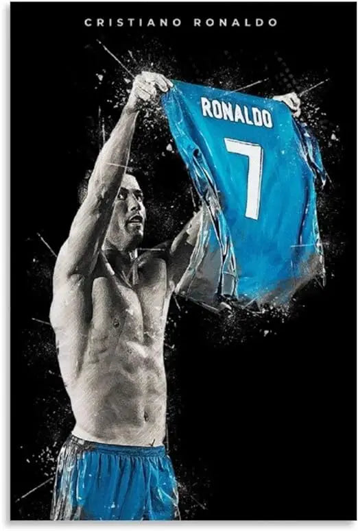 Football Star Posters Canvas Prints for Home Decor - SKU-02 / 30x40cm No Framed - Posters