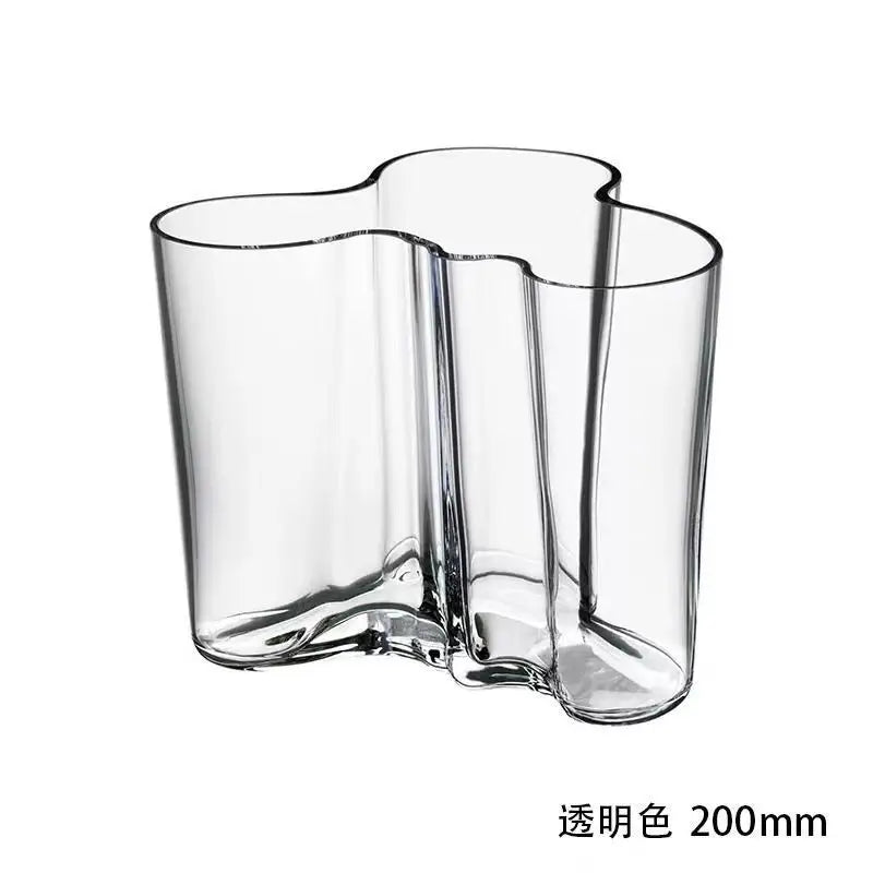 Green Glass Vase for Modern Decor - 3 - Vase