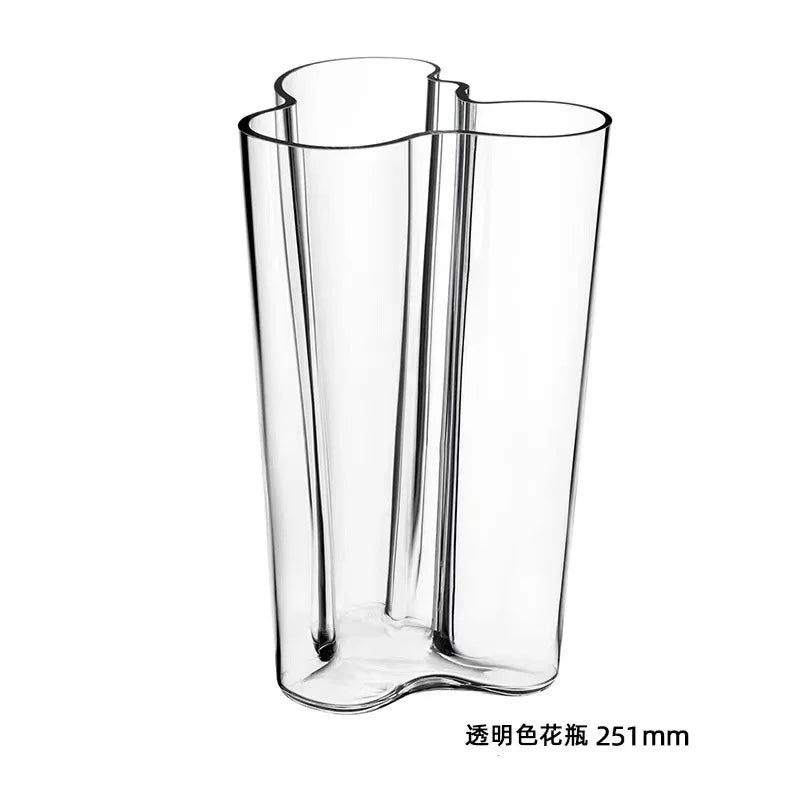 Green Glass Vase for Modern Decor - 4 - Vase