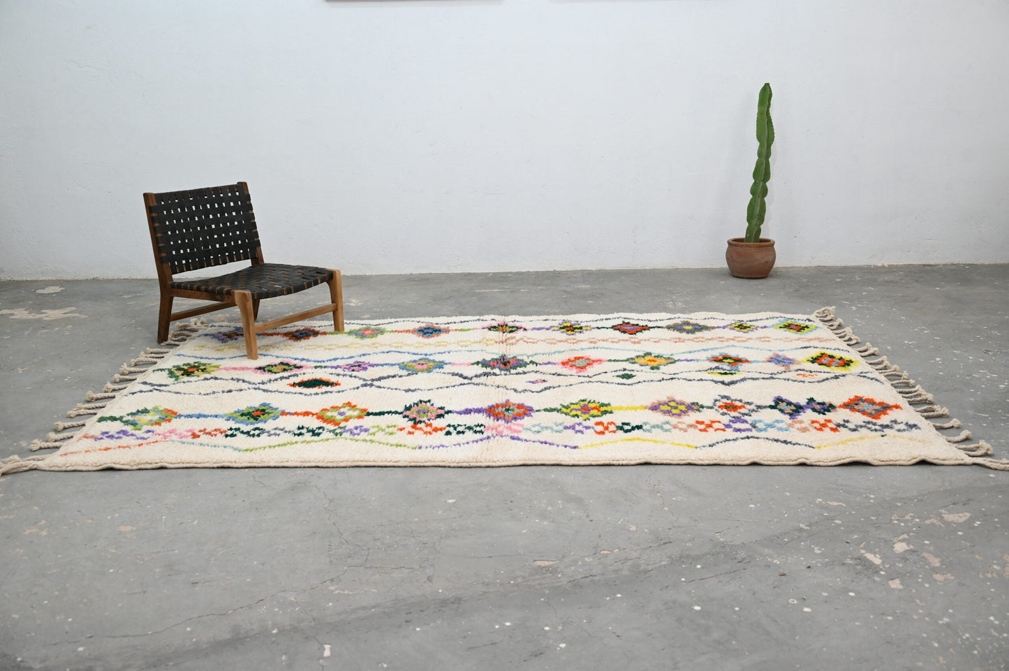 Handmade Moroccan Traditional Azilal Rug 315x194cm - Moroccan Rugs