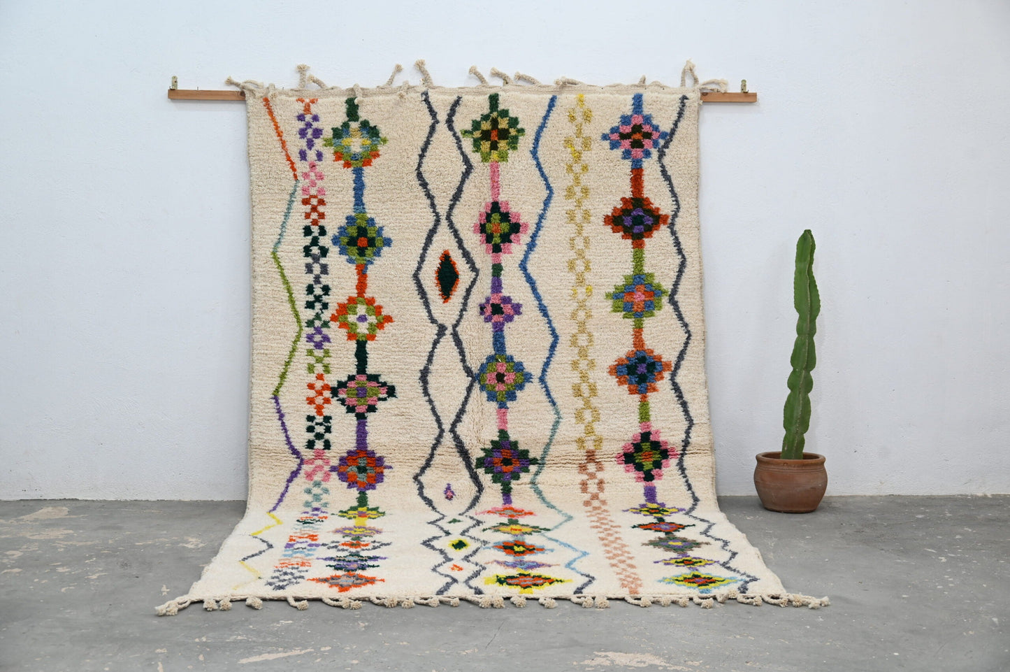 Handmade Moroccan Traditional Azilal Rug 315x194cm - Moroccan Rugs