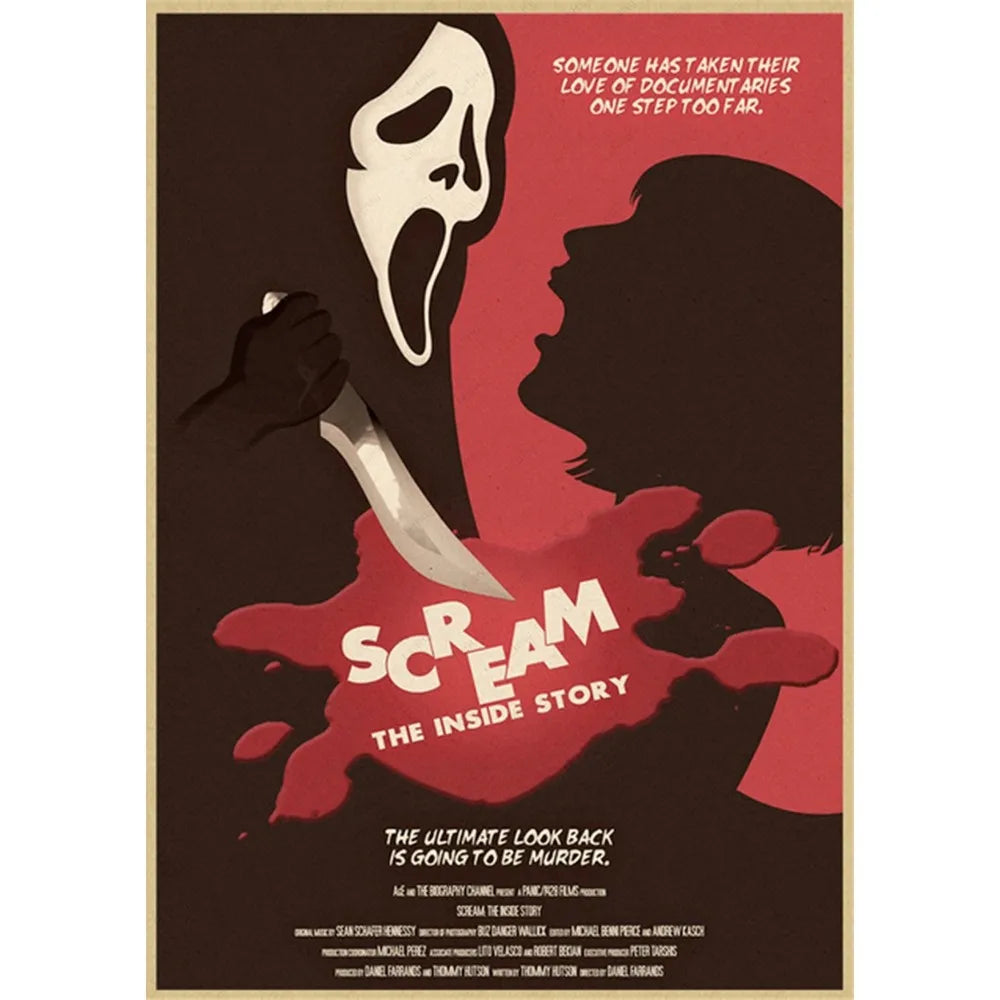 Horror Movie Retro Poster Wall Art - z13 / 30X40cmNoframe - Posters