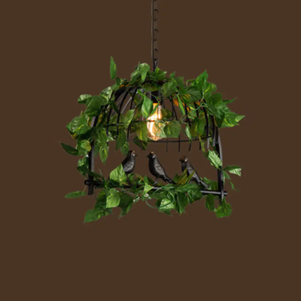 DecorBites™ Industrial Metal Island Pendant Light - Black Hanging Lamp