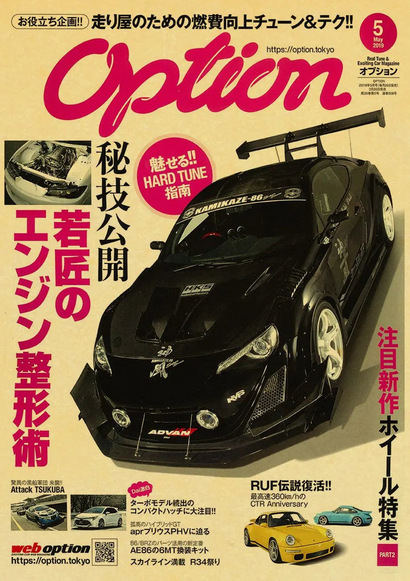 JDM Retro Racing Car Poster Prints - Y092 27 / 30X21cm - Posters