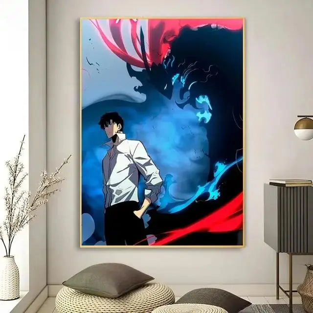 Kawaii Cat Anime Canvas Wall Art - P18 / 30x40cm No Frame - Posters
