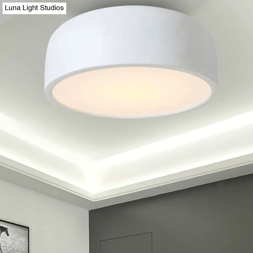 DecorBites™ DecorBites™ LED Flush Mount Ceiling Light for Modern Bedroom with Acrylic Dome Shade