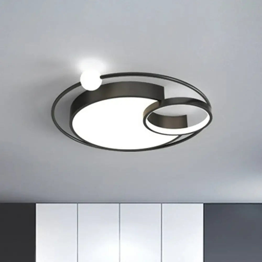 DecorBites™ DecorBites™ LED Flush Mount Ceiling Light - Modern Aluminum Bedroom Lighting