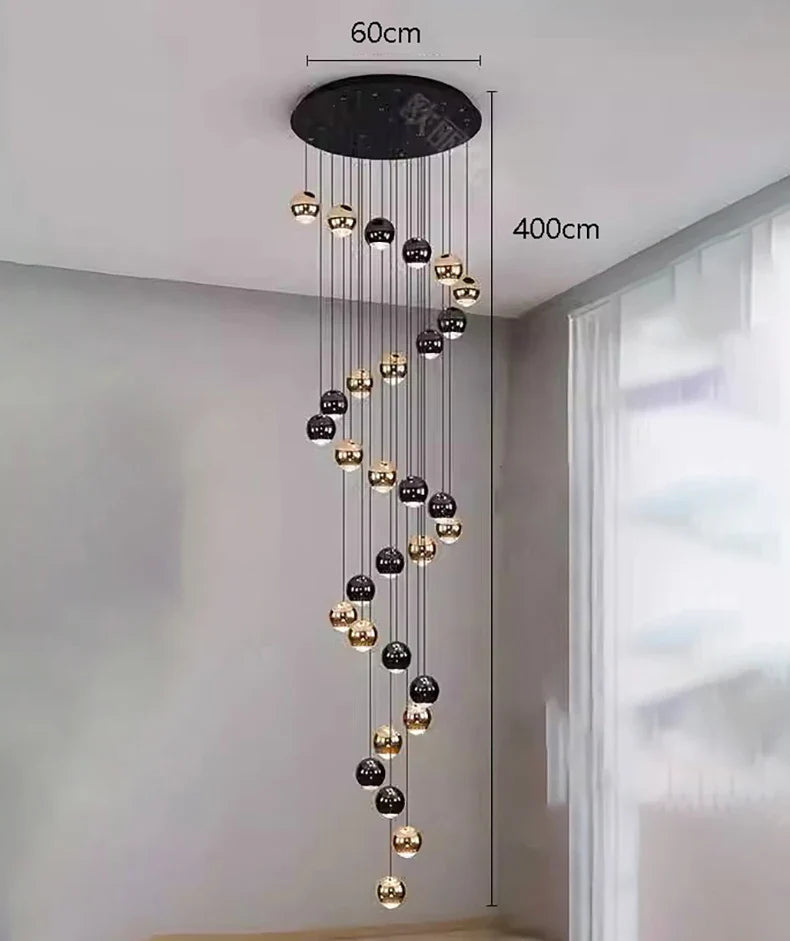 LED Ring Pendant Light for Modern Home Decor - 30 heads / Cold White