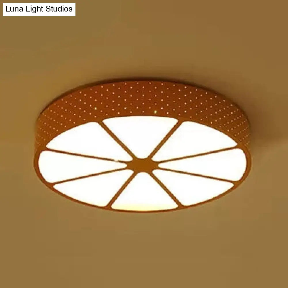 DecorBites™ DecorBites™ Lively Lemon-shaped Acrylic Ceiling Mount Light: Ideal for Teens
