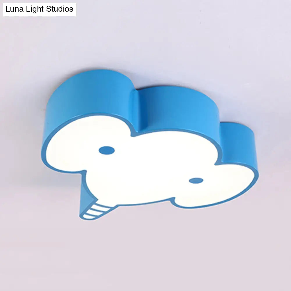 DecorBites™ DecorBites™ Lovely Metal Elephant Ceiling Lamp for Kindergarten and Nursing Rooms