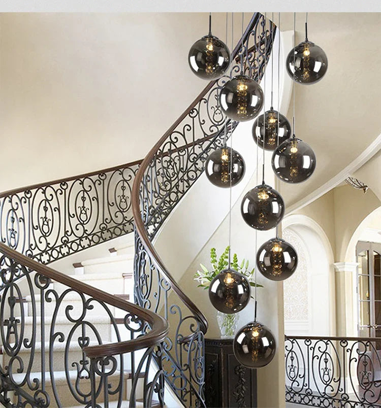 Luxurious Spiral LED Chandelier for Home & Hotel - Chandelier