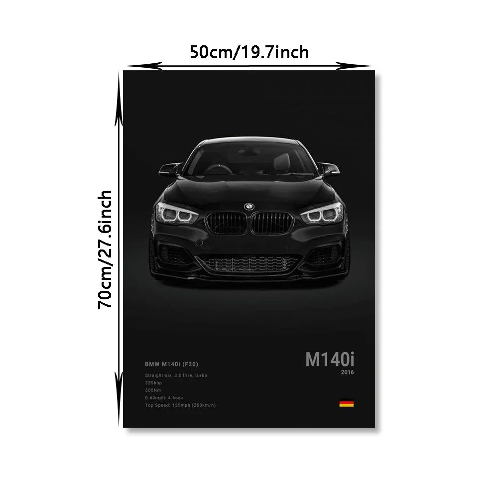 Luxury Car Canvas Wall Art Decor - Posters
