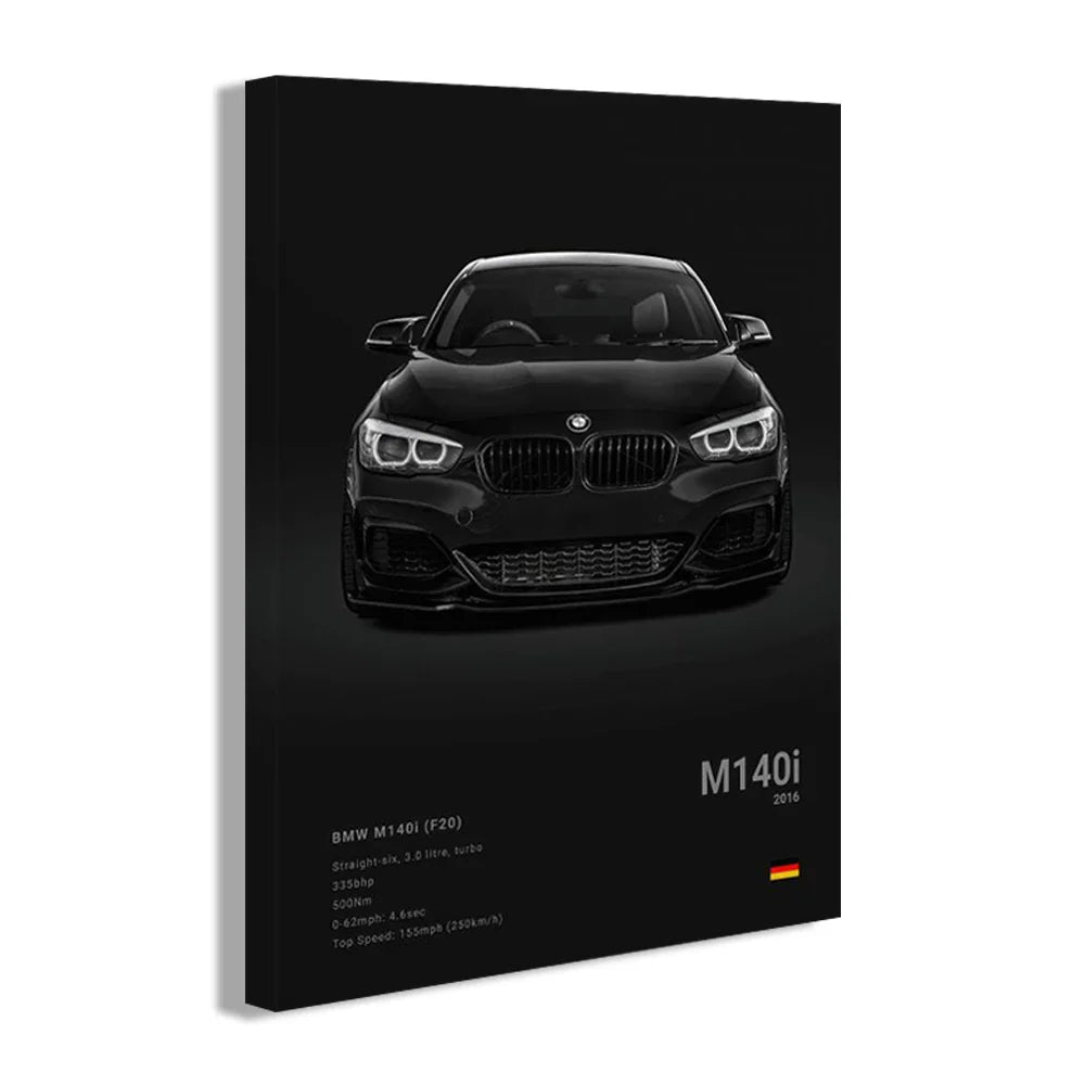 Luxury Car Canvas Wall Art Decor - Posters