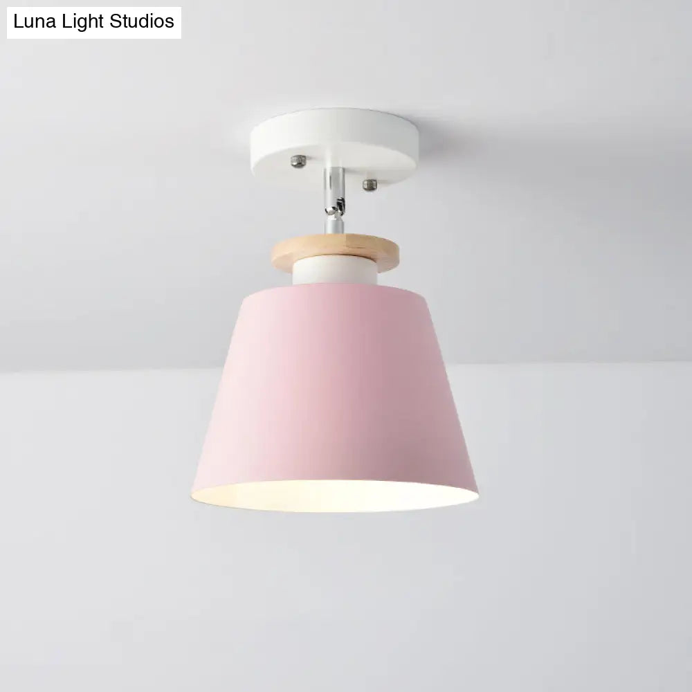 DecorBites™ DecorBites™ Macaron Metal Corridor Ceiling Flush Light - Adjustable Semi Flush Mount Lighting
