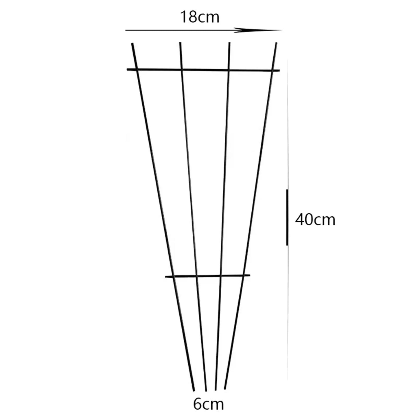 Metal Garden Plant Stand for Indoor and Outdoor Growth - Black 1