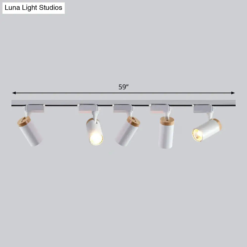 DecorBites™ DecorBites™ Minimalist Metal LED Track Lamp - Tube Shape for Bedroom Ceiling Lighting