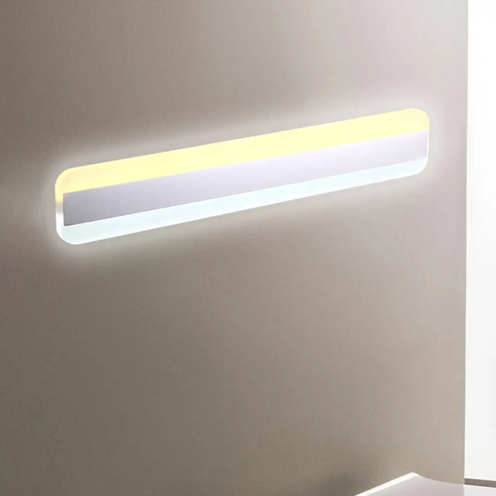 DecorBites™ DecorBites™ Modern Acrylic LED Bathroom Vanity Mirror Light with Reflector - 31.5''/39''/47'' Wide