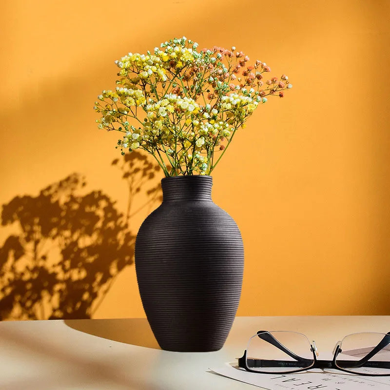 Modern Ceramic Nordic Flower Vase for Home Decor - Vase