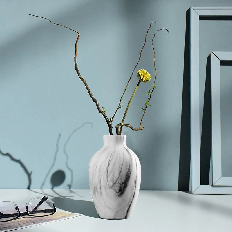 Modern Ceramic Nordic Flower Vase for Home Decor - Vase